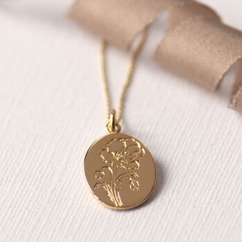 Poppy Personalised Engraved Necklace, 5 of 12