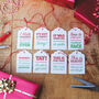 Eight Funny Christmas Gift Tags, thumbnail 1 of 7