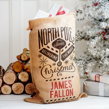 The Grenville Personalised Christmas Sack, 2 of 3