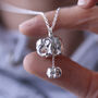 Personalised Mother And Baby Elephant Necklace, thumbnail 2 of 12