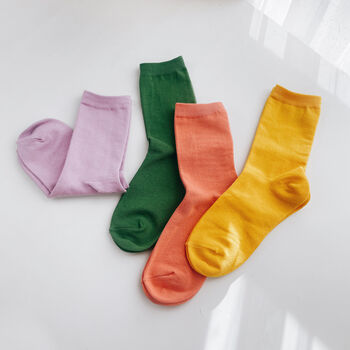 Personalised Embroidered Socks: Custom Colourful Name Socks, 3 of 11