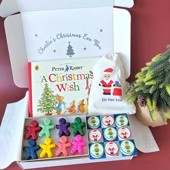 Personalised Child's Christmas Eve Activity Craft Gift Set, 4 of 12