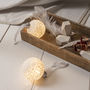 Pair Of Ceramic Light Up Christmas Baubles, thumbnail 1 of 3