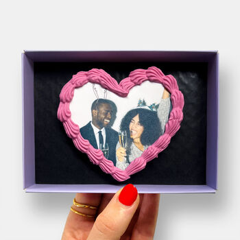 Edible Photo Heart Letterbox Cookie, 4 of 12