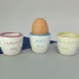 Personalised Ceramic Egg Cup, thumbnail 5 of 8