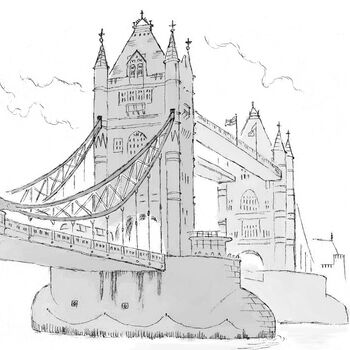 London's Tower Bridge Fine Art Print, 2 of 3