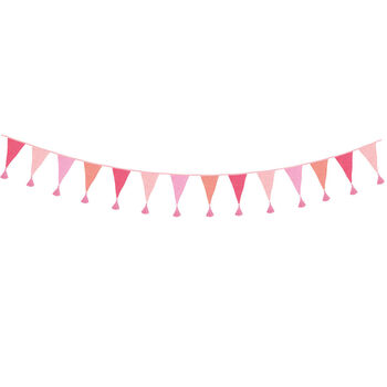 Pink Party Cotton Bunting, 4 of 4