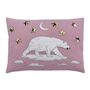 Polar Bear Cushion With Sequin Stars, thumbnail 2 of 5