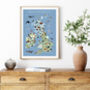 Wildlife Map Of The British Isles, thumbnail 1 of 4
