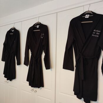 Personalised Cotton Wrap Style Dressing Gown, 4 of 11