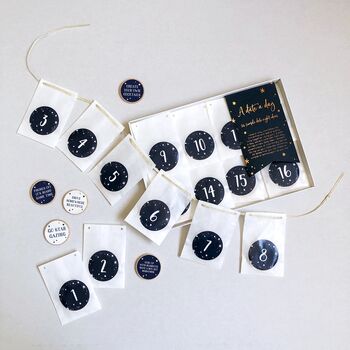 Personalised A Date A Day Couples Advent Calendar, 10 of 12