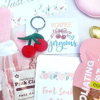 Cherry Loved Birthday Hug Spa Gift Box, 7 of 10