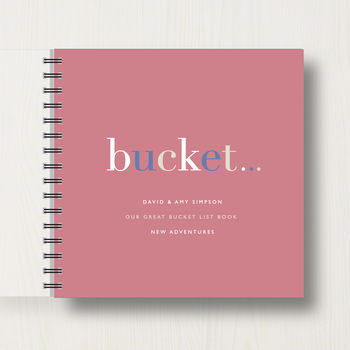 Personalised 'Bucket' List Memory Book Or Album, 11 of 11