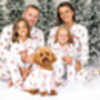 Boy's Personalised Christmas Santa Print Pyjamas, thumbnail 11 of 12