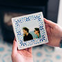 Personalised Portuguese Style Photo Tile With Text, thumbnail 1 of 7