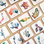 Mix And Match Six Watercolour Map Coasters, thumbnail 3 of 11