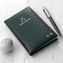 Personalised Leather Golf Notebook, thumbnail 1 of 4