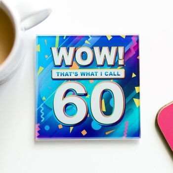 Music Themed 60th Birthday Coaster, 5 of 5