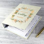 Personalised Wedding Planner Autumnal Gift, thumbnail 1 of 3