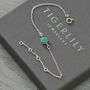 Turquoise And Silver Bracelet, thumbnail 2 of 3