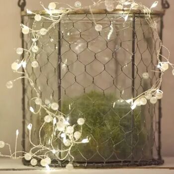 Pearl Cluster Battery Or Mains Fairy Lights, 2 of 6
