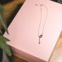 Minimalist Silver Bead Pendant Necklace, thumbnail 7 of 7