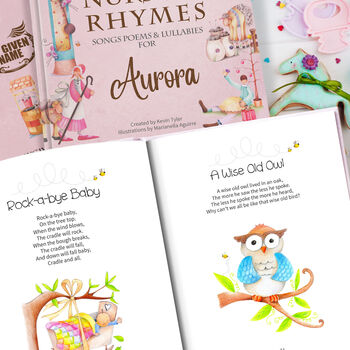 Nursery Rhymes And Personalised Poems In Adorable Pink, 8 of 9