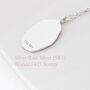 Sterling Silver Daisy Flower Oval Pendant Necklace, thumbnail 6 of 12
