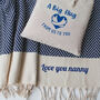 Cotton Throw Blanket, Christmas Sofa Throw Gift Set, thumbnail 5 of 12