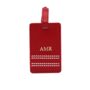 Personalised Red Cricket Luggage Tag, thumbnail 2 of 7