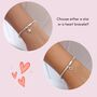 Personalised Thank You Teacher Silver Bracelet Gift, thumbnail 2 of 7