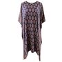 'Piper' Navy Floral Paisley Kaftan, thumbnail 6 of 6
