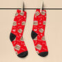 Personalised Christmas Pet Face Socks, thumbnail 10 of 12