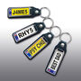 Personalised Number Plate Key Ring, thumbnail 8 of 9