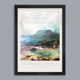 Harrison Stickle And Stickle Tarn Lake District Poster Print, thumbnail 2 of 3