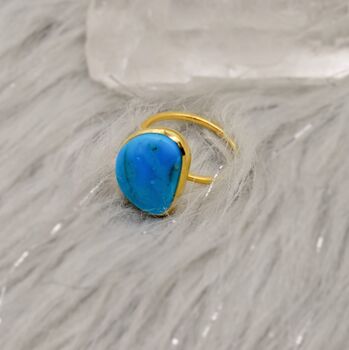 Gold Turquoise Ring, 5 of 10