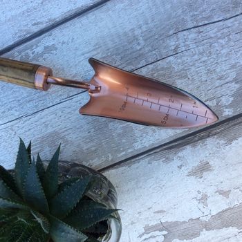 Personalised Copper Plated Garden Trowel, 3 of 4
