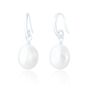 Maja Sterling Silver Pearl Drop Earrings, thumbnail 2 of 3