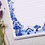 A4 Personalised Letter Writing Paper Oriental Landscape, thumbnail 2 of 5