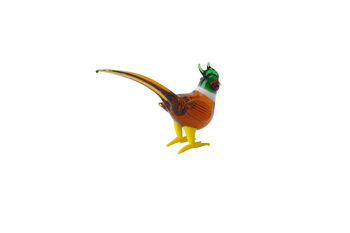 Artisan Glass Pheasant In Gift Box, 3 of 4