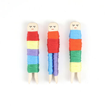 Make Your Own Worry Dolls Kit, 3 of 9