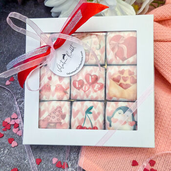 Valentine's Day Biscuits Gift Box, Nine Biscuits, 5 of 12