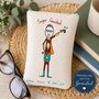 Personalised Super Grandad Glasses Case, Embroidered Felt Spectacle Case Gift For Grandad, thumbnail 1 of 12
