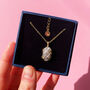 April Birthstone Herkimer Diamond Personalised Necklace, thumbnail 2 of 9