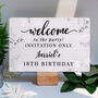 Personalised Welcome Aluminium Sign, thumbnail 1 of 4