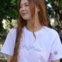 Ocean Embroidered T Shirt, thumbnail 3 of 4