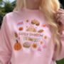 Cute Cosy Season Embroidered Sweatshirt, thumbnail 3 of 7