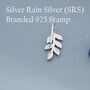 Sterling Silver Olive Leaf Mini Crawler Earrings, thumbnail 5 of 12