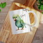 Personalised Name Painted Parrot Office Gift Mug, thumbnail 1 of 4