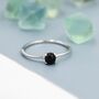 Black Onyx Ring In Sterling Silver, thumbnail 3 of 12